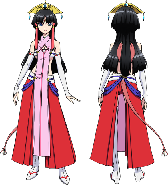 Salamandinay Front Back Full - Anime Ange Cross Salamandinay (608x661), Png Download