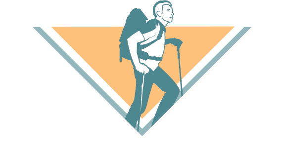 Skorrahestar Hiking Logo - Illustration (570x298), Png Download