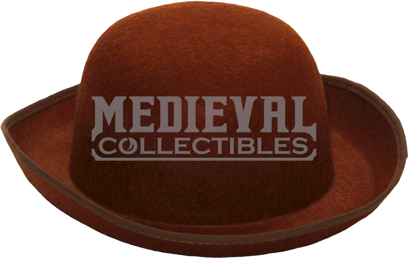 Steampunk Brown Derby Hat - Battle Worn Pirate Flag (850x850), Png Download