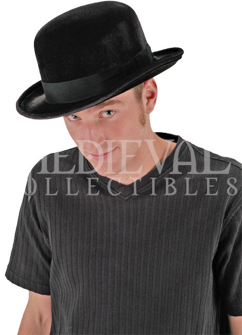 Black Bowler Hat - Bowler Hat (655x655), Png Download