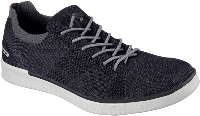 Men's Skechers Boyar Molsen Sneaker Black (700x700), Png Download