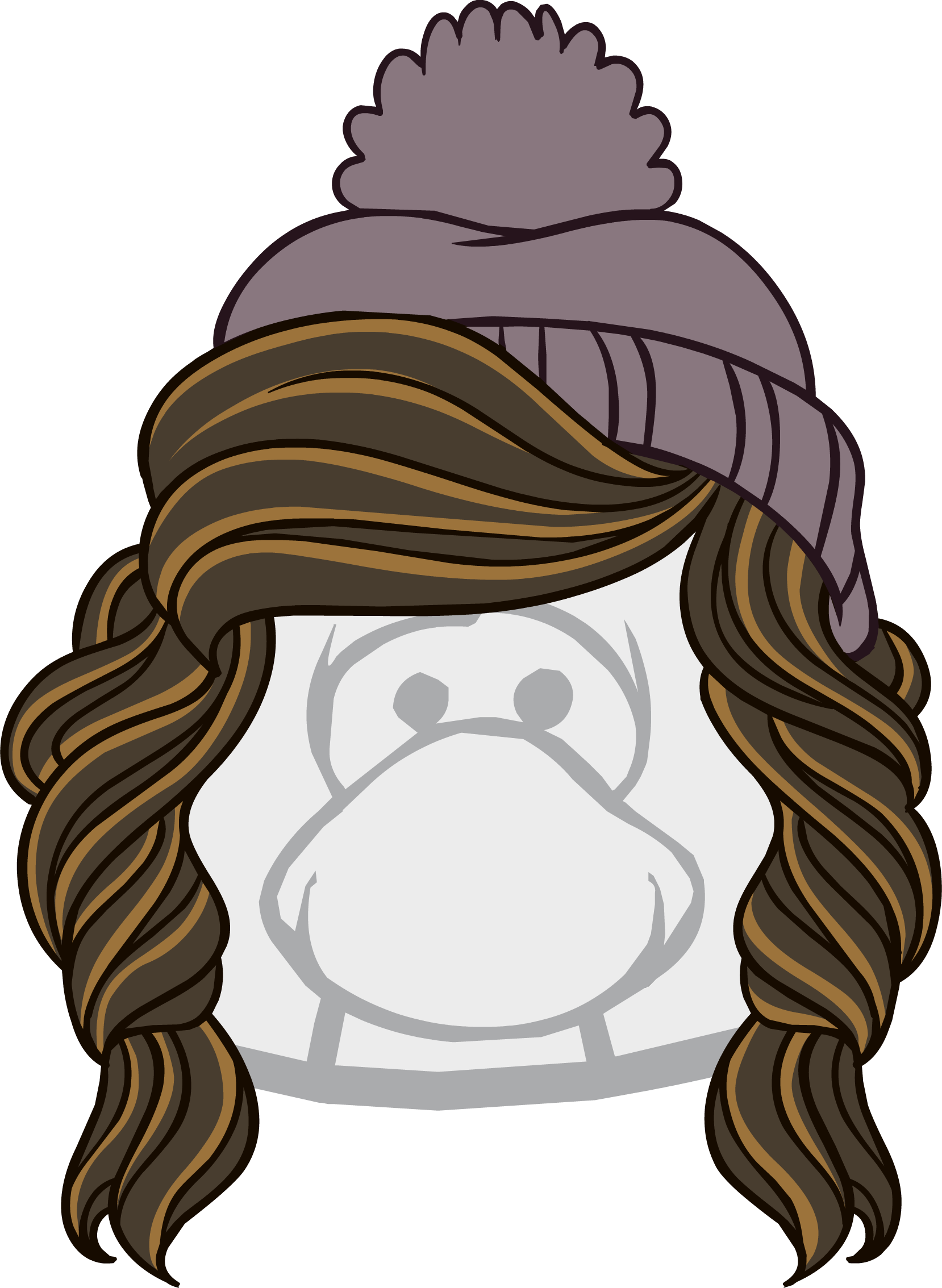 The Snow Day Clothing Icon Id - Club Penguin Optic Headset (1658x2267), Png Download