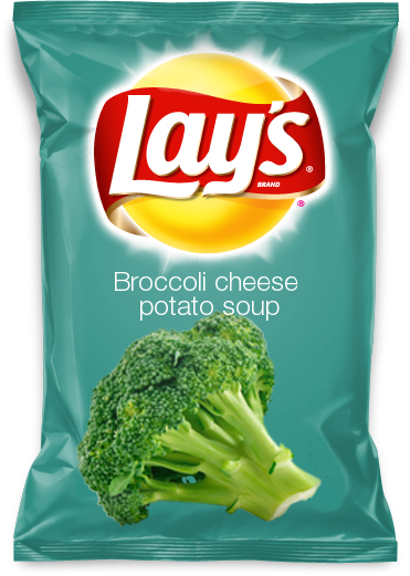 Broccoli Cheese Potato Soup - Lays Grilled Cheese (371x521), Png Download