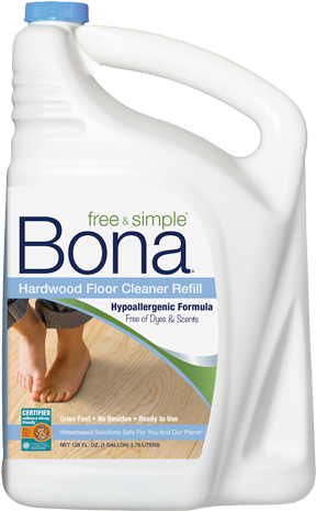 Bona Free & Simple Hardwood Floor Cleaner 36 Oz. (500x500), Png Download