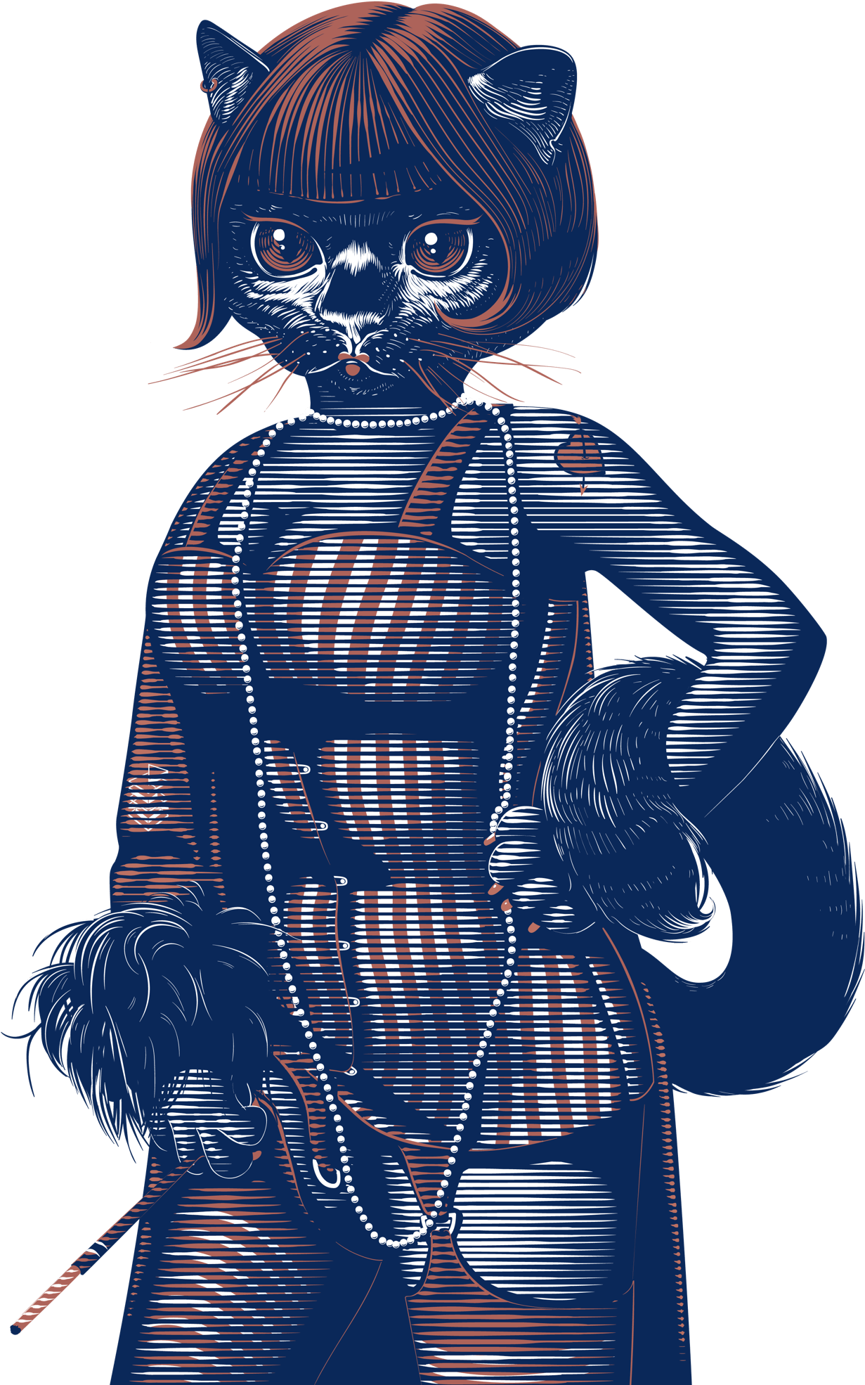 Kitty Purpur - Illustration (1260x2040), Png Download