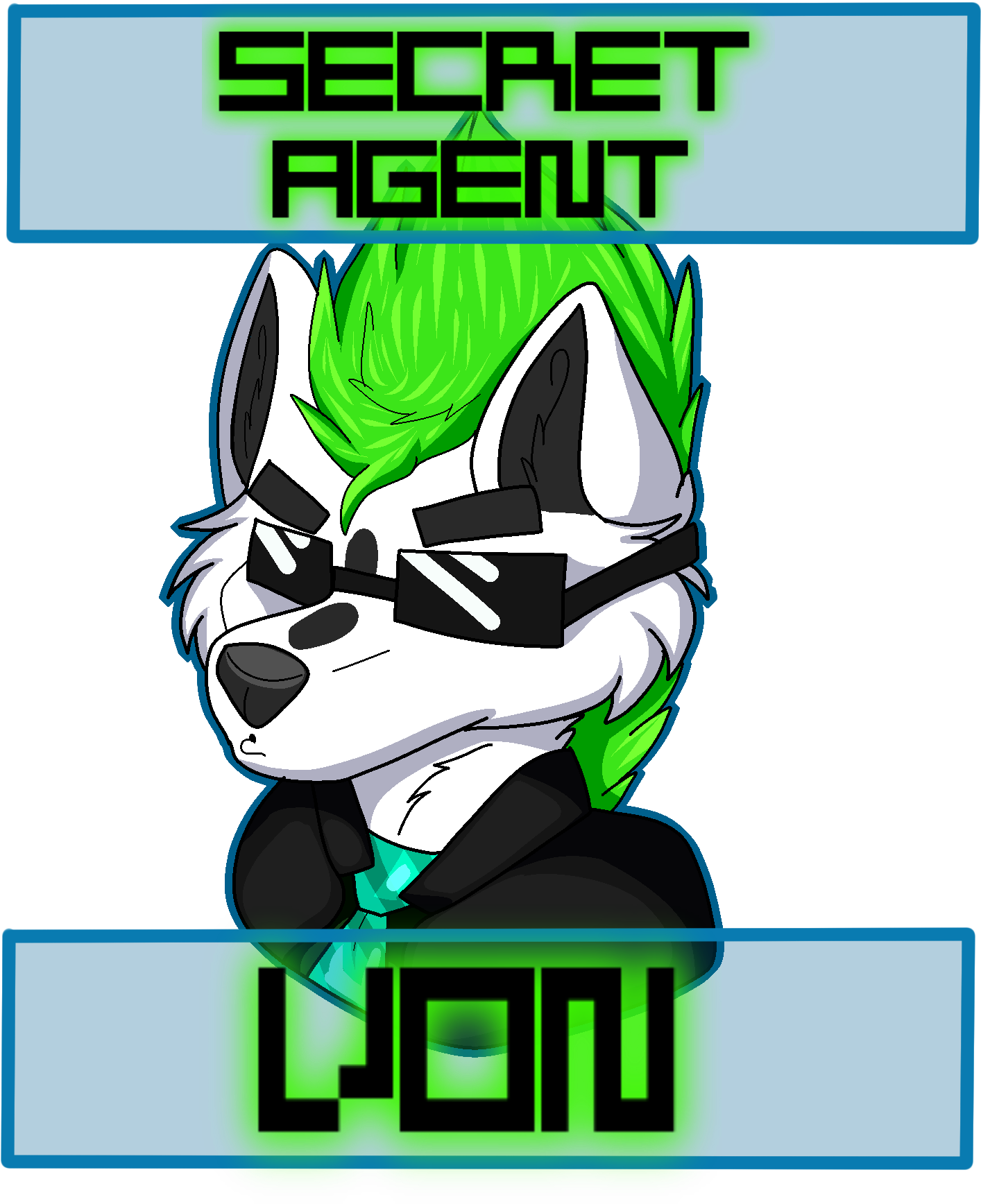 Secret Agent Von *furrydelphia Badge* - Cartoon (1631x1793), Png Download