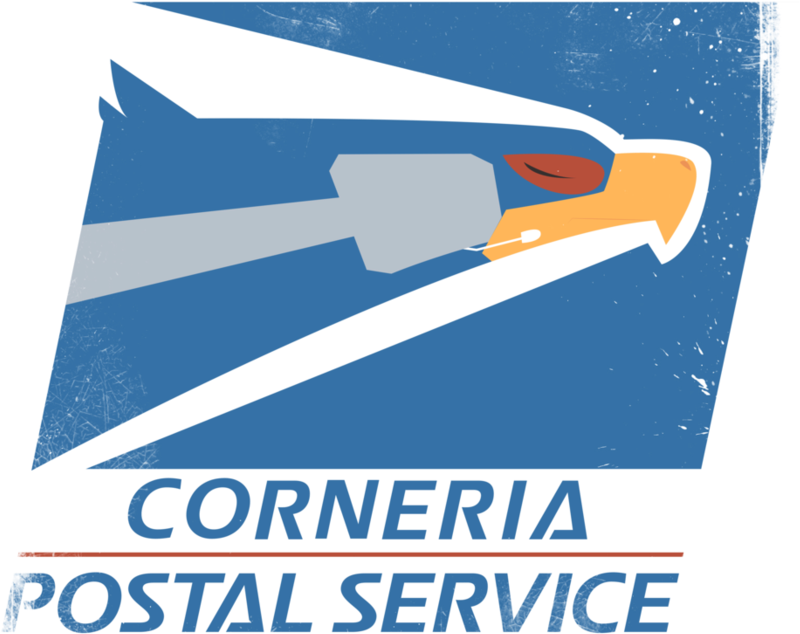 Corneria Postal Service Text Logo Product - United States Postal Service (894x894), Png Download