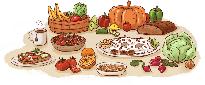 Healthy-food - Food (700x310), Png Download