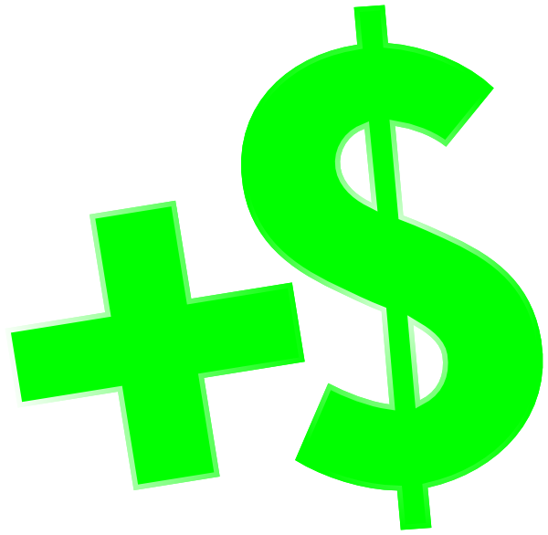 This Free Clipart Png Design Of Dollar Clipart - Money Symbols Gif Png (600x586), Png Download