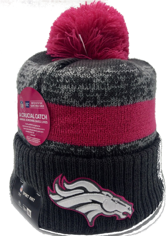 Denver Broncos Breast Cancer Awareness Hat Stretch - Denver Broncos (600x800), Png Download