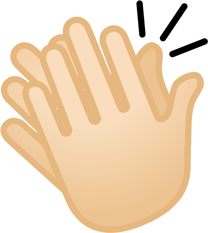 Download Svg Download Png - Klatschende Hände (1024x1024), Png Download