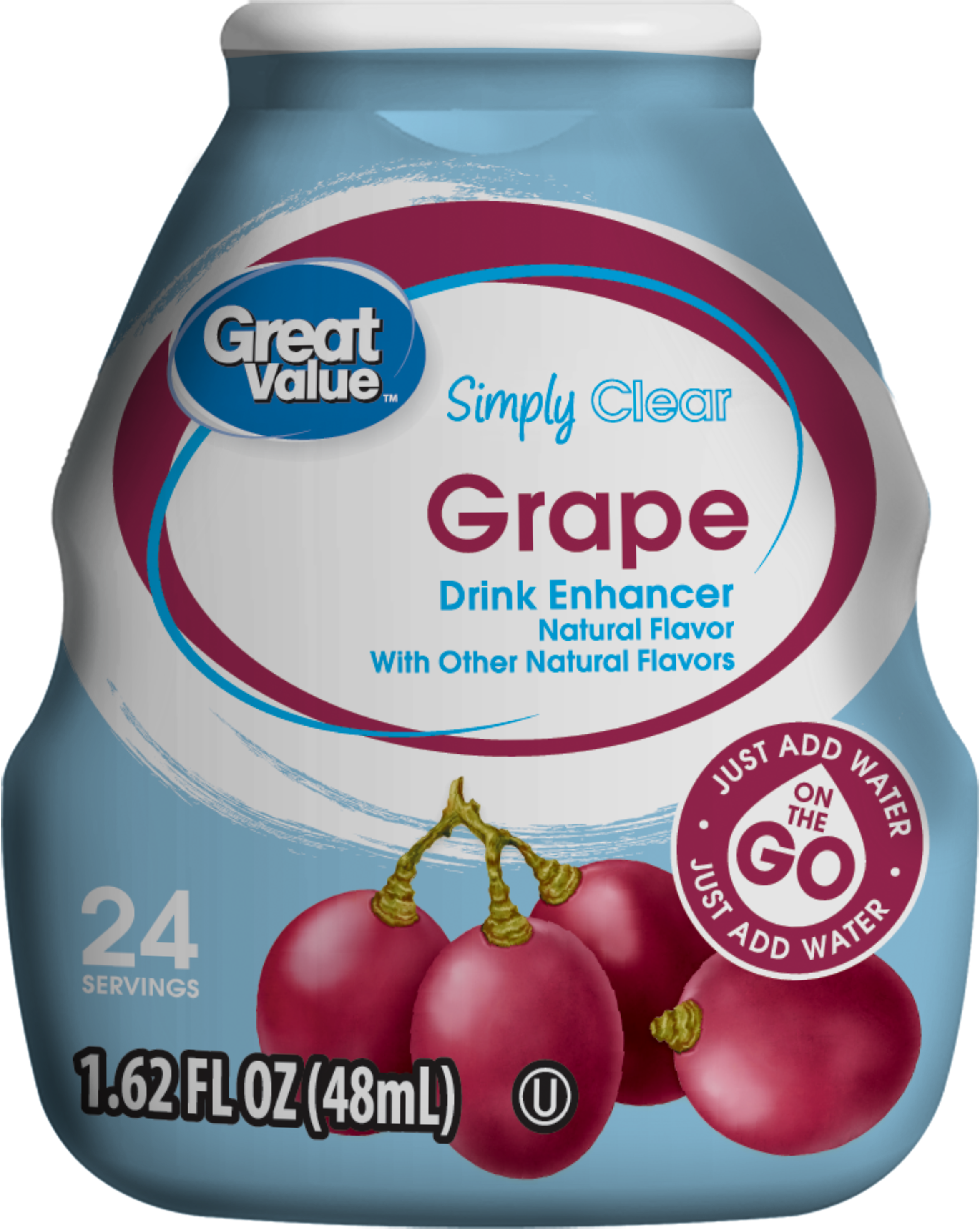 Great Value Electrolyte Blue Raspberry Drink Enhancer, (3000x3600), Png Download