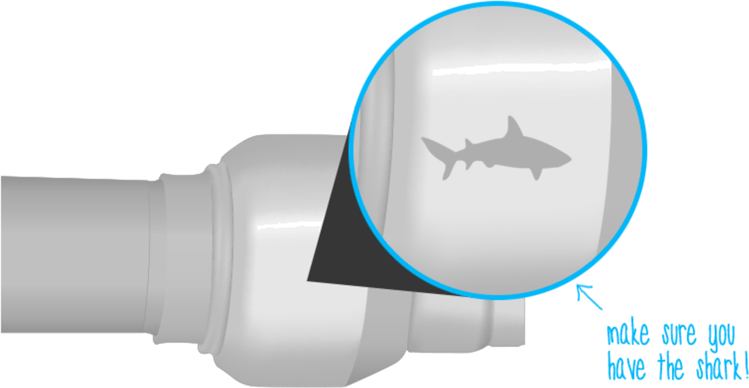 Look For The Shark - Tiger Shark (1567x834), Png Download