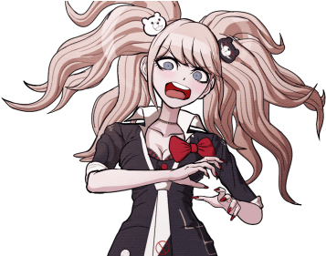 “d Dio Sama You're Alive And Wait, You're Also Able - Junko Enoshima Sprites (480x280), Png Download