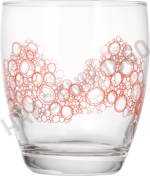 Amantea Pink Bubbles Water - Vase (513x600), Png Download