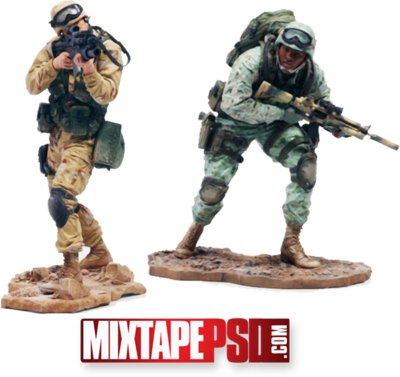 Army Men Png - Mcfarlane's Military Marine Corps Recon (400x377), Png Download