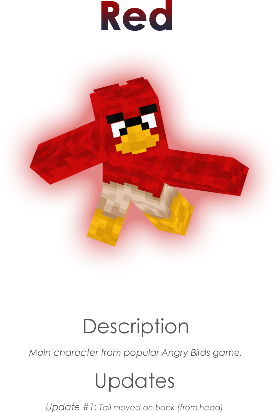 Rhpng - Minecraft Lego Angry Bird (640x900), Png Download