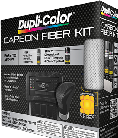 Automotive Carbon Fiber Automotive Paint - Duplicolor Cfk100 Carbon Fiber Kit (441x494), Png Download