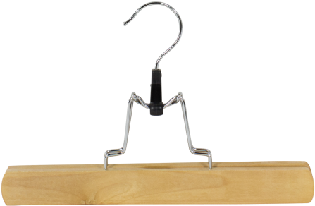 Wooden Pants Hangers, Natural - Wieszak Na Spodnie 2 Szt (492x492), Png Download