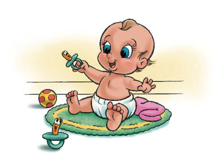 Baby's Binky Box - Cartoon (1250x500), Png Download
