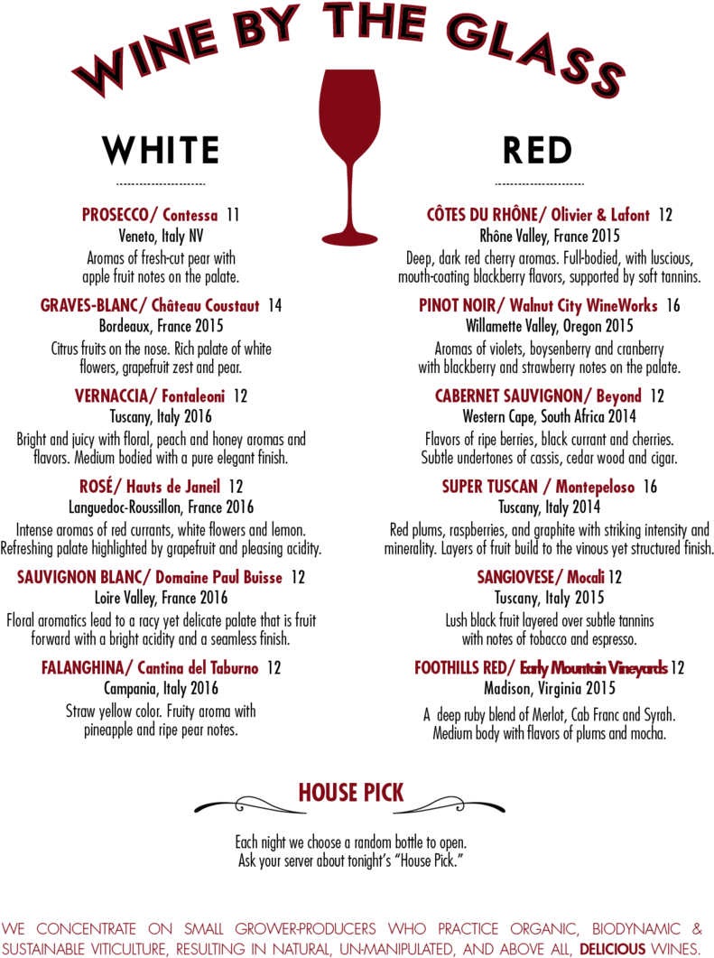 Menu By The Glass-01 - Wine Glass (1000x1263), Png Download