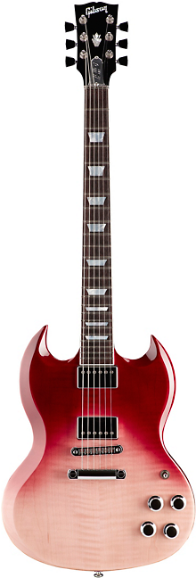Gibson Sg Standard Hp 2018 Electric Guitar Hot Pink - Gibson Les Paul Traditional 2016 Hp Heritage Cherry (625x647), Png Download