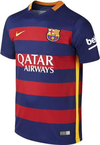 Image - Barcelona Home Kit 2015 16 (500x500), Png Download