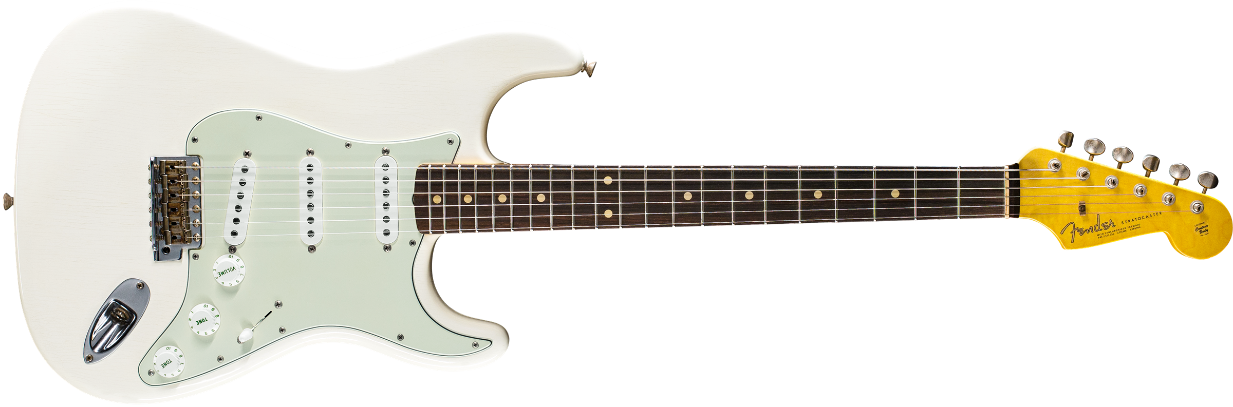 Hover To Zoom - Fender Classic Player '60s Stratocaster Candy Red (2400x793), Png Download