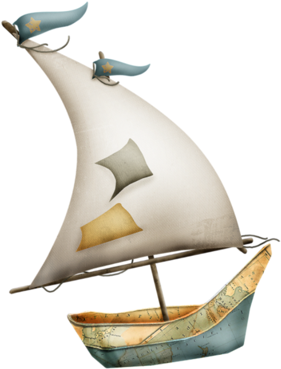Barquito De Vela (600x769), Png Download