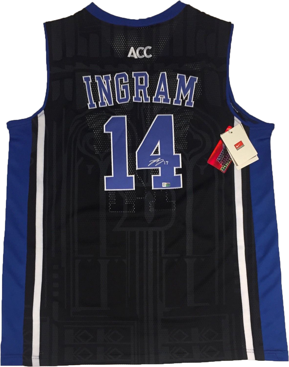 Quick View - Brandon Ingram Autographed Black Duke Blue Devils Basketball (1244x1600), Png Download