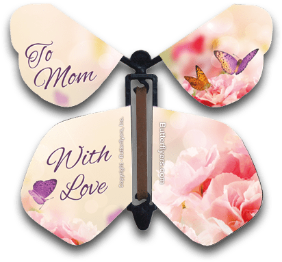 Mother's Day Magic Flying Butterfly - Anniversary Of Loss Of Loved Ones Death, Religious, (450x415), Png Download