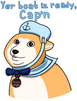 Yer Boat Iz Ready Cap'n - Boat (360x360), Png Download