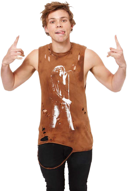 Png, 5sos, And Ashton Irwin Image - 5 Seconds Of Summer (500x750), Png Download