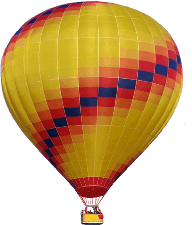 Hot Air Balloon (413x491), Png Download