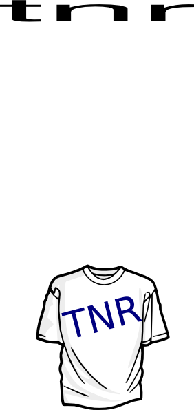 Tnr Tshirt Svg Clip Arts 282 X 596 Px (282x596), Png Download
