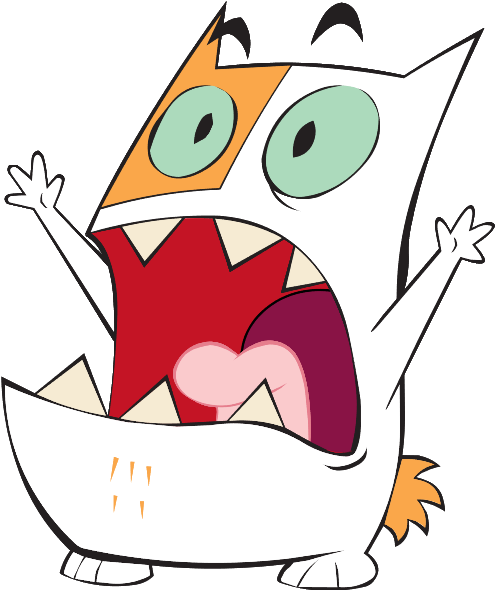 Gordon Surprised - Catscratch (571x611), Png Download