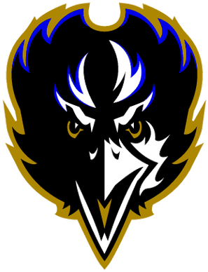 Baltimore Ravens Raven - Baltimore Ravens 1996 Logo (400x400), Png Download