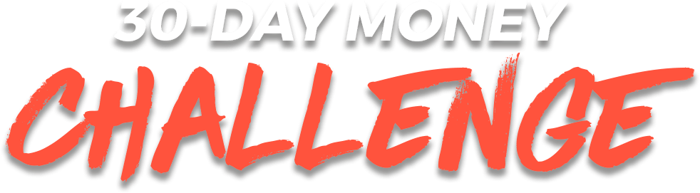 30 Day Money Challenge - Carmine (1000x346), Png Download