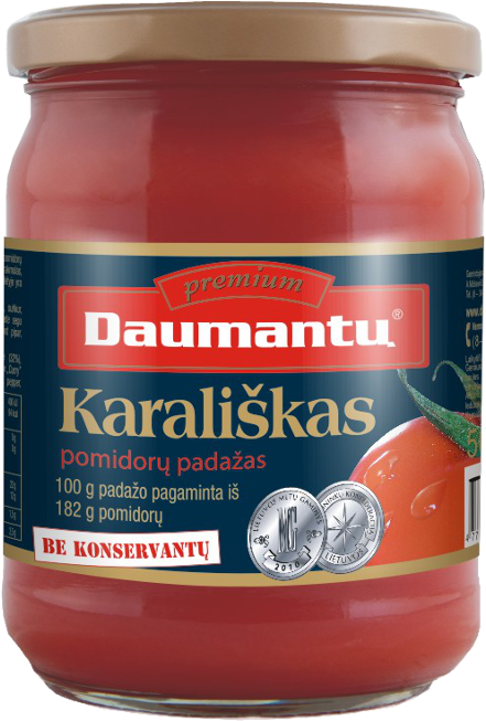 Tomato Sauce 14 Tastes - Daumantu Padazas (740x652), Png Download