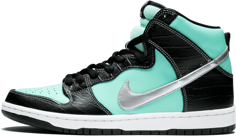 Nike Sb Dunk High “tiffany” Via Stadium Goods - Nike Sb Diamond Shoes (860x530), Png Download