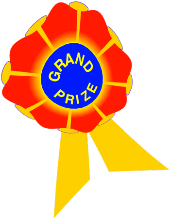 Grand Prize Cliparts - Grand Prize Clip Art (350x451), Png Download