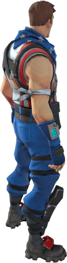 Star-spangled Trooper Skin - Electric Blue (1920x1080), Png Download