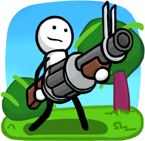 One Gun Stickman - One Gun Stickman Hack Apk (510x496), Png Download