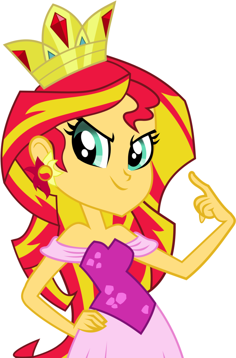 Victoriathekitty, Crown, Equestria Girls, Meme, Prom - My Little Pony Sunset Shimmer Princess Equestria Girls (1024x1448), Png Download