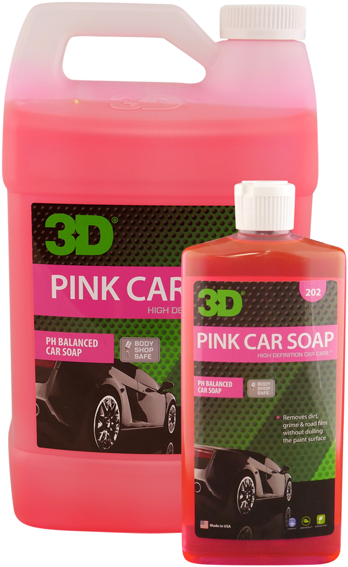 3d Car Care 3d Pink Car Soap (1280x1280), Png Download