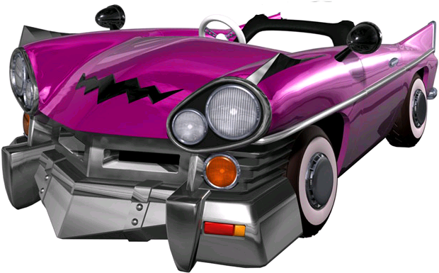 Wario Car - Mario Kart Double Dash Karts (620x442), Png Download
