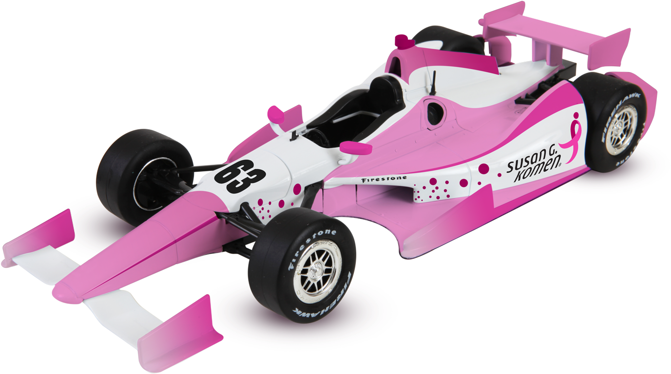 Pippa Mann's Indy 500 Ride To Support Susan G - Pippa Mann 2014 Indy 500 (1440x837), Png Download
