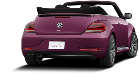 2017 Volkswagen Beetle Convertible Pink - Volkswagen Beetle (640x390), Png Download