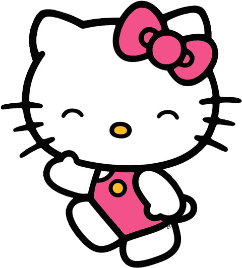 Hello Kitty Clip Art Images Cartoon 4 Wikiclipart - Hello Kitty Clipart (485x539), Png Download