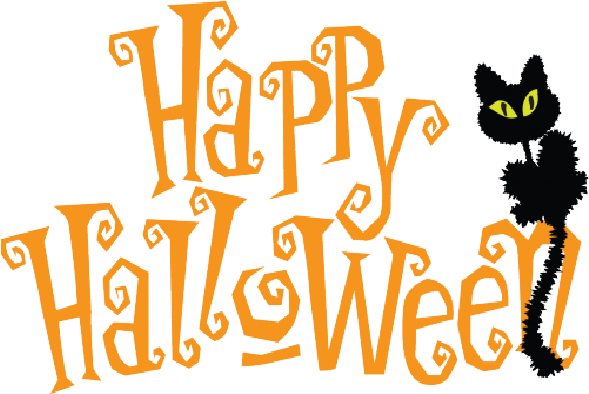 Happy Halloween Clipart - Happy Halloween Transparent Background (600x600), Png Download